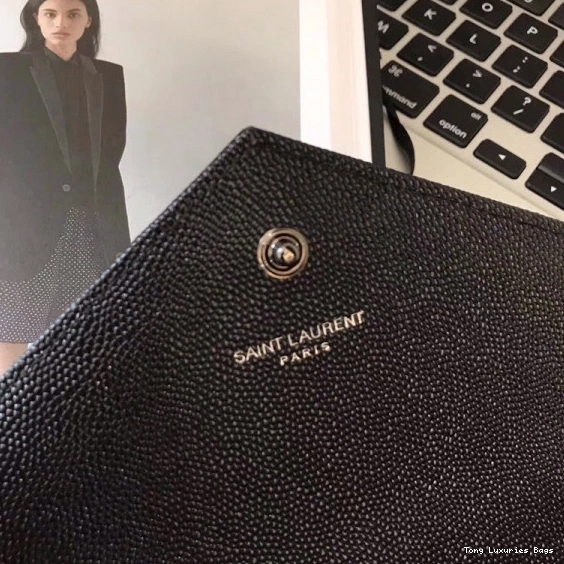 Tony Luxuries CASSANDRE CHAIN YSL MATELASSÉ WALLET 0808